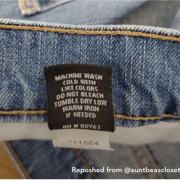 London Jean frayed denim shorts for Victoria's Secret sz 8 - Picture 7 of 11